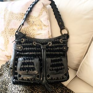 IsBella Fiore Black Handbag